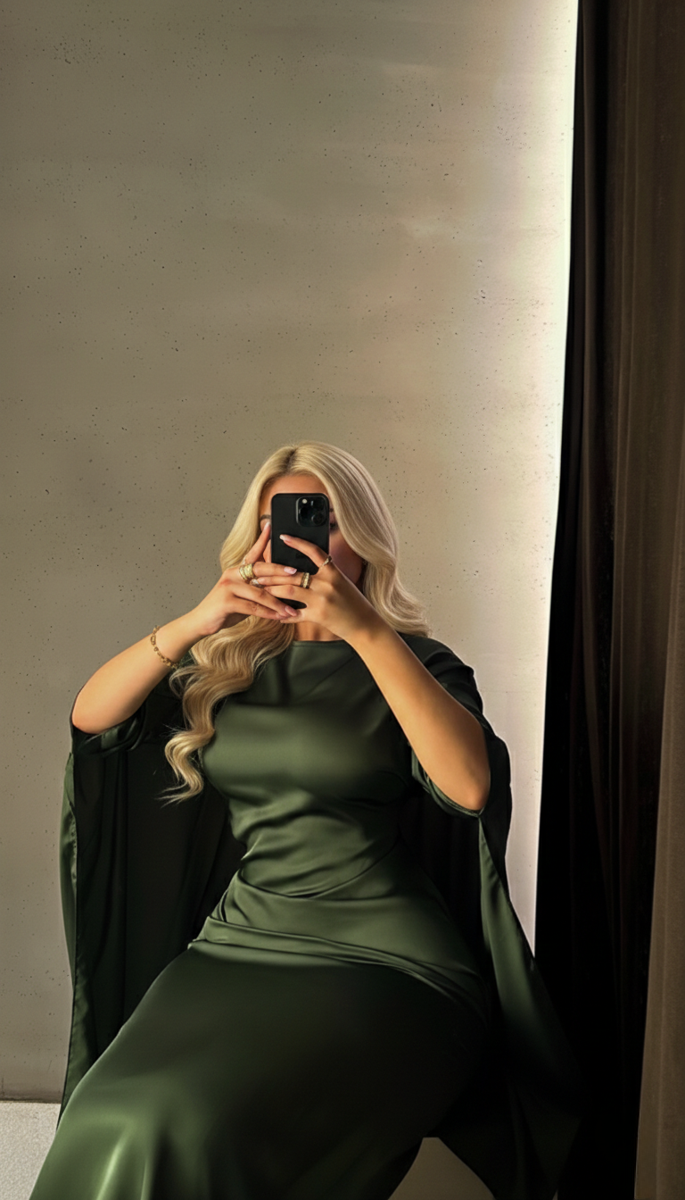 Robe Yara Vert Impérial