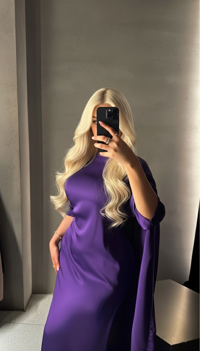 Robe Yara Violet Royal