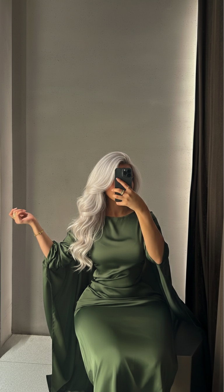 Robe Yara Vert Impérial
