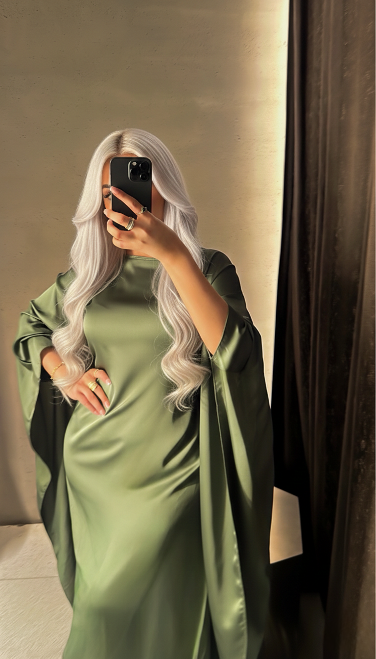Robe Yara Vert Impérial