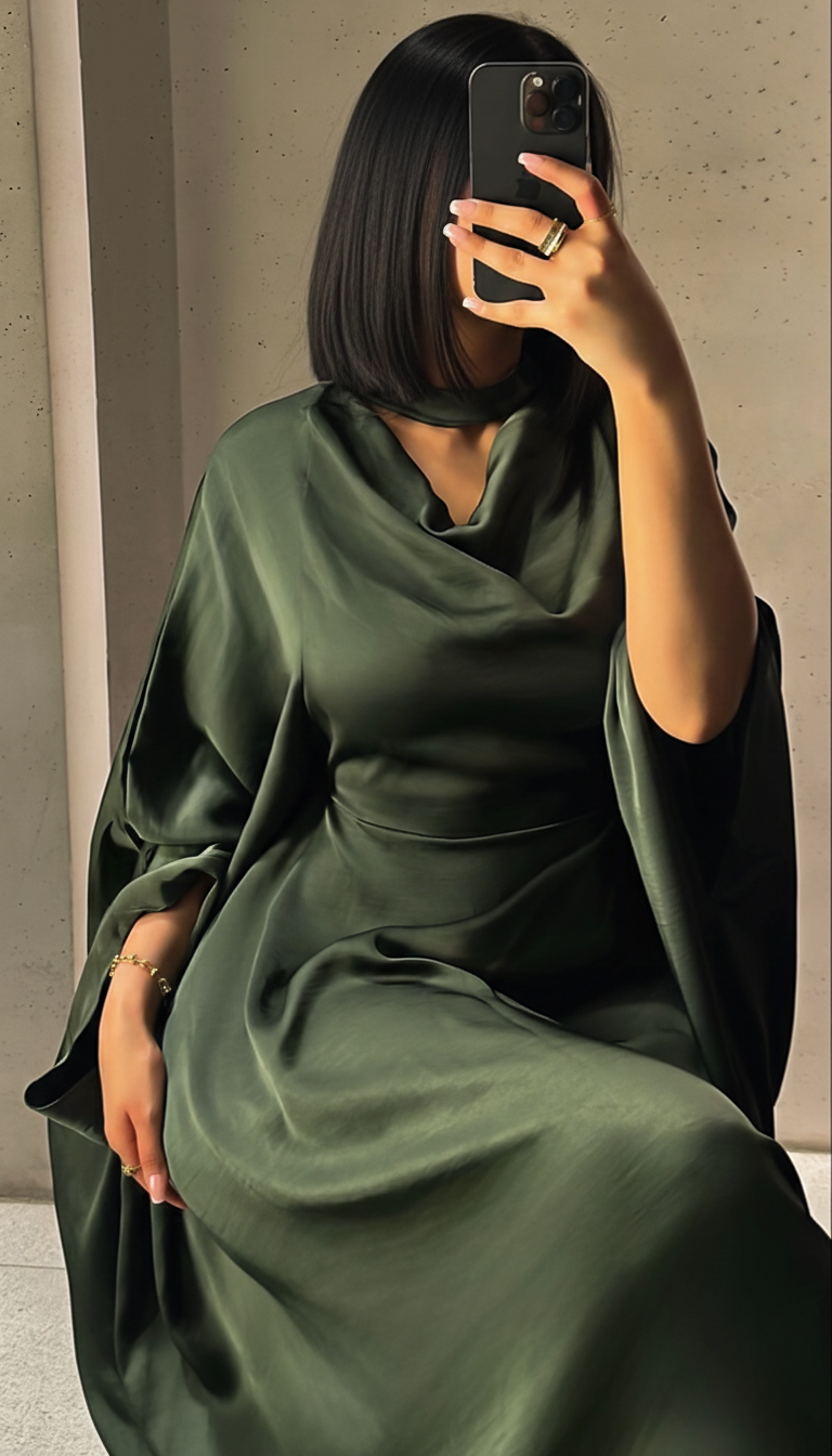 Robe Alaya Vert Impérial