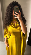 Robe Alaya Jaune Ambré