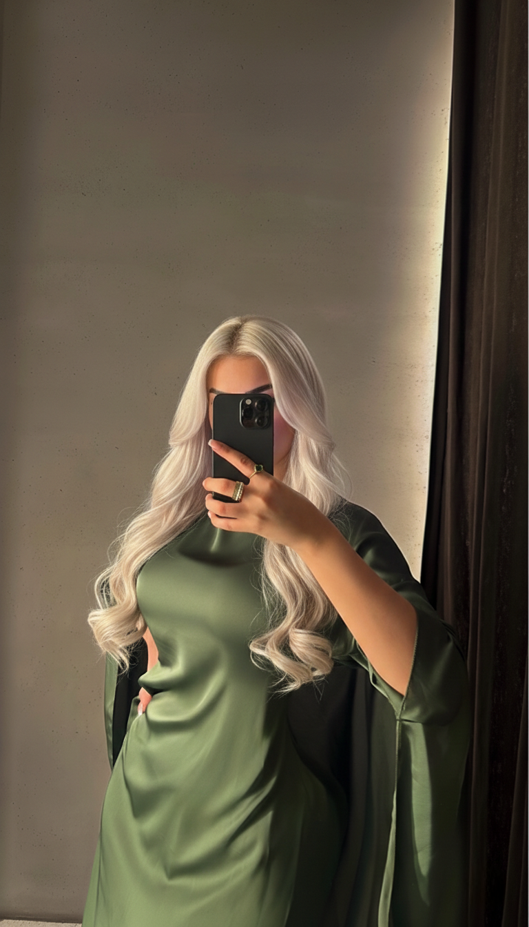 Robe Yara Vert Impérial