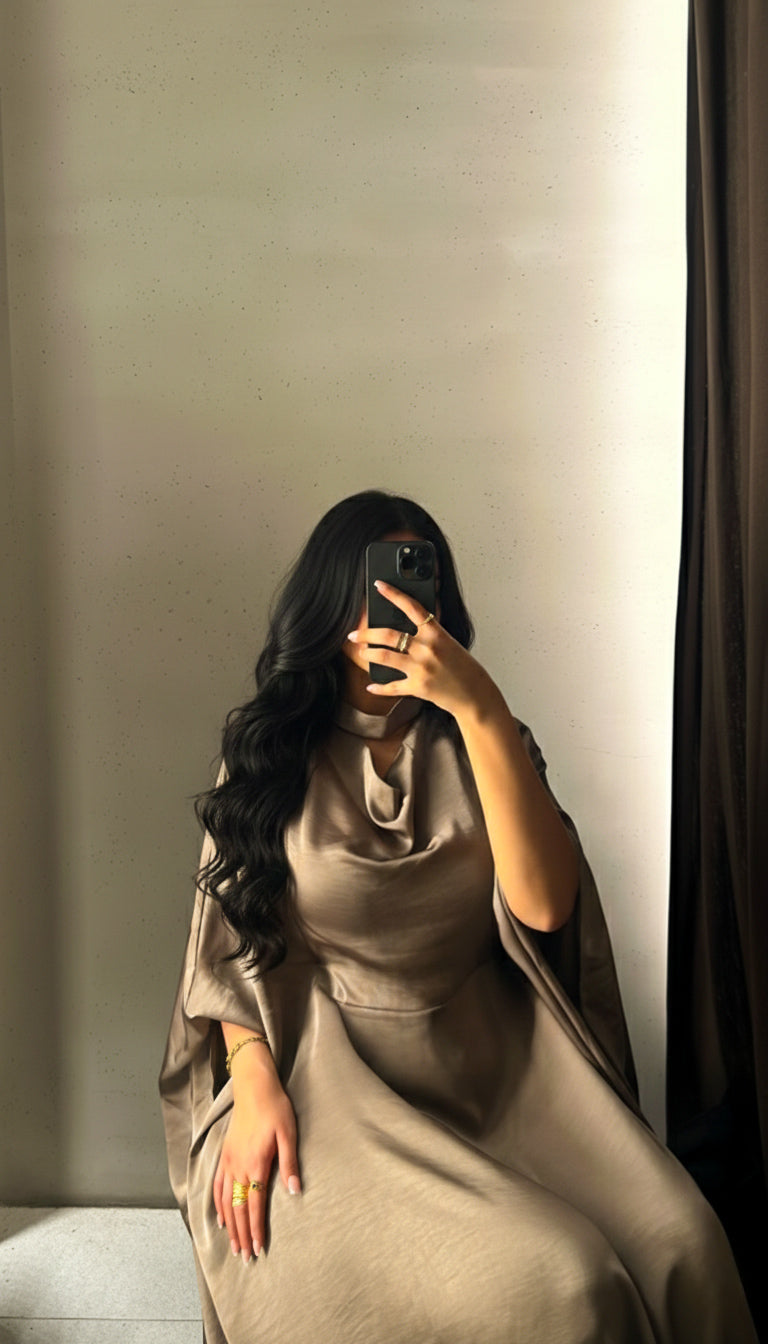Robe Alaya Champagne royal
