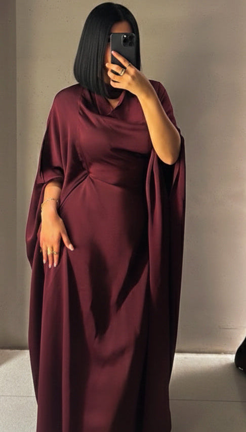 Robe Alaya Bordeaux Royal