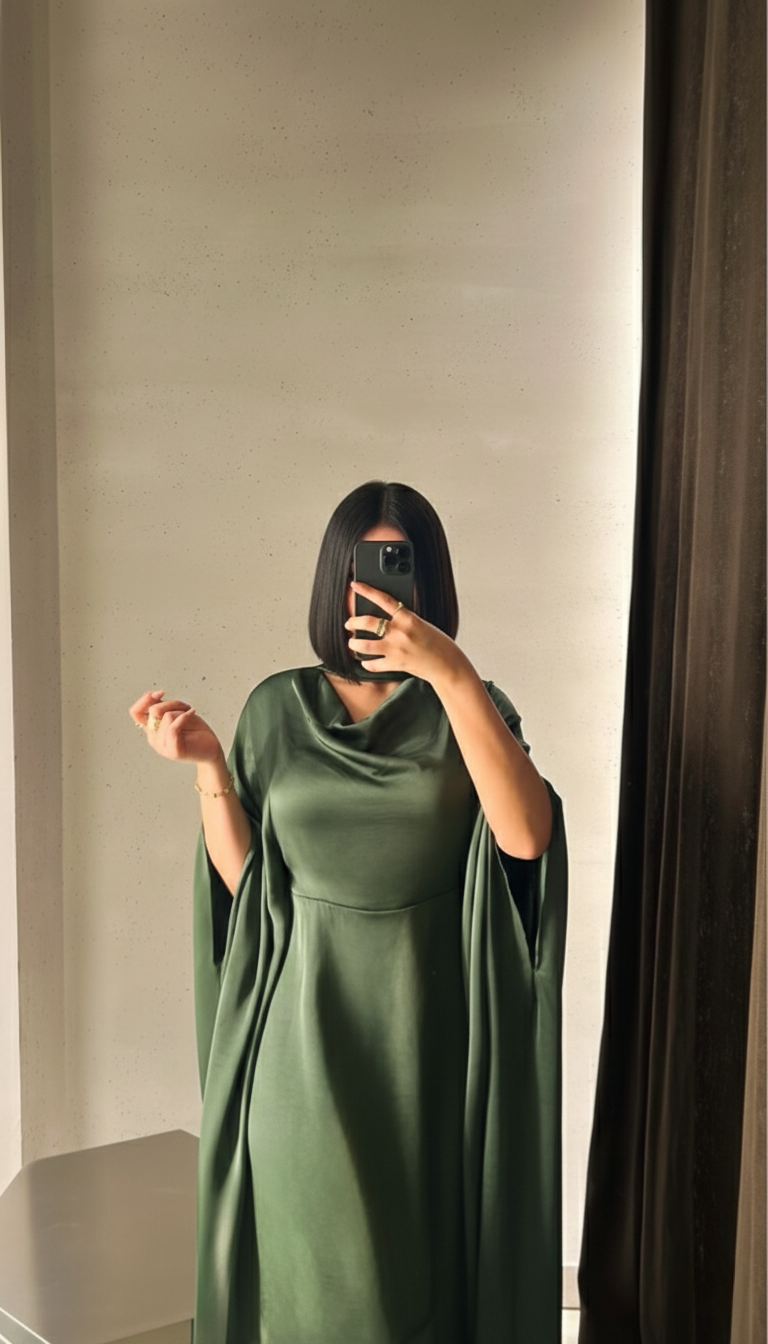 Robe Alaya Vert Impérial